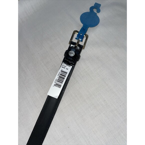 Danbury Club Dress Belt Women’s Size 32” Black Leather Gator Motif Buckle NWT - Picture 8 of 12